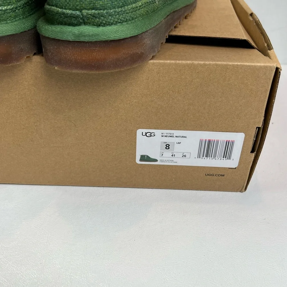 Ugg Men’s Neumel Natural green boot Canva classic casual outdoor style vacation